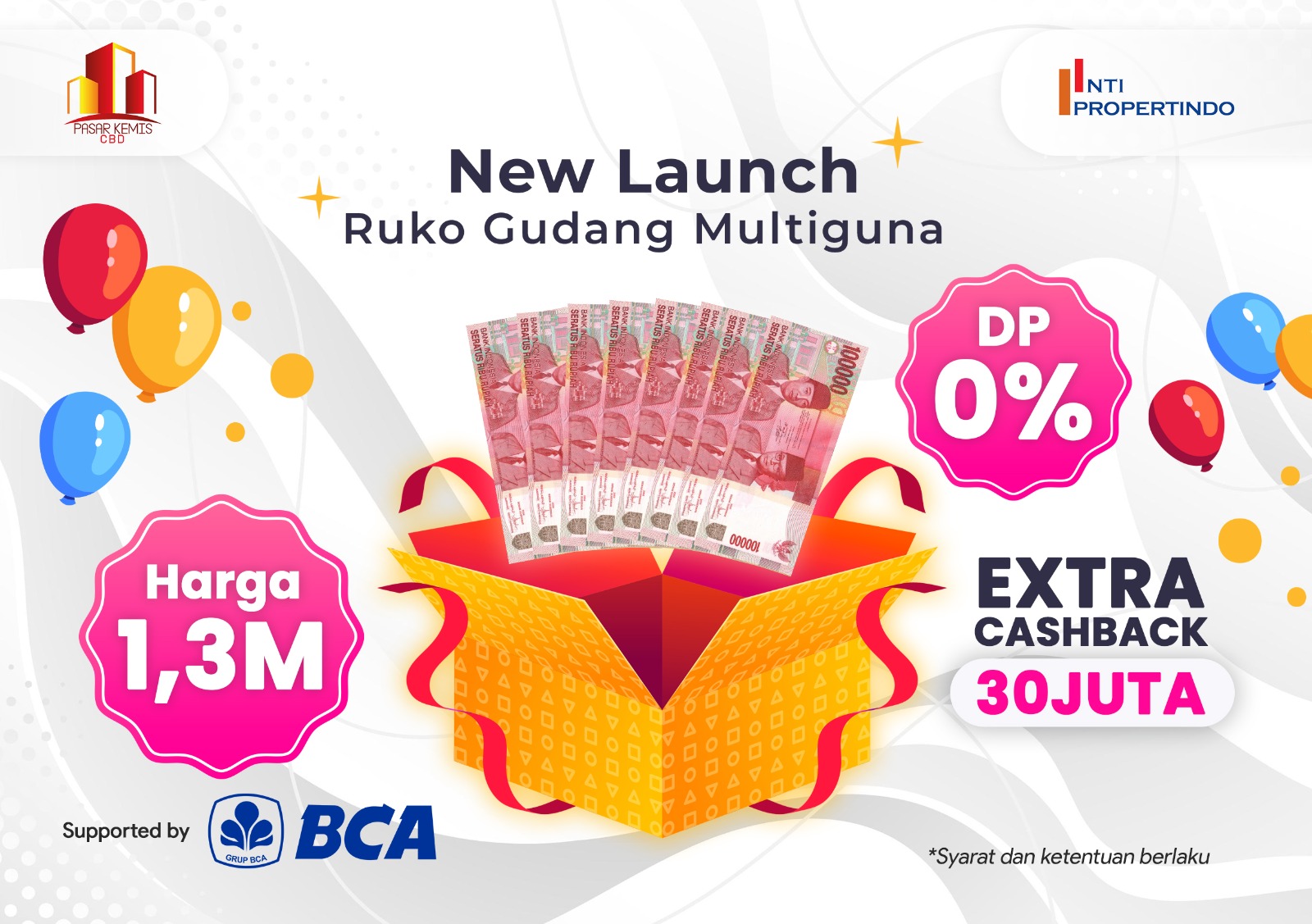 Gudang Super Murah Tanpa DP langsung Akad BCA